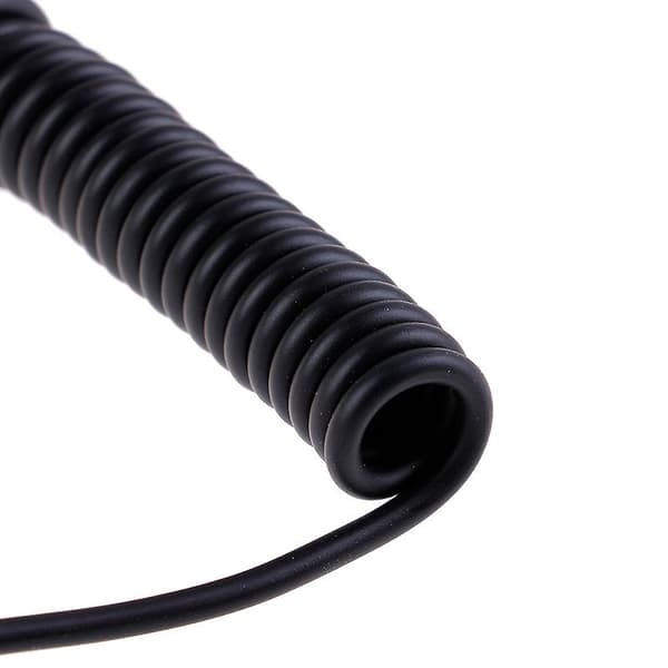 Spiral Audio Kabel Jack Vinkelret 90 Grader 3.5mm Jack Aux Kabel