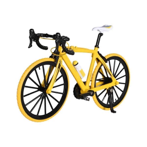 1:8 Mini Model Legering Cykel Trykstøbt Metal Finger Voksen Rød Mini Cykel Simulering