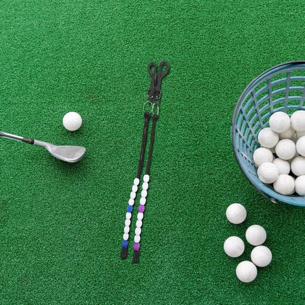 Golfslagstæller Perlepointstæller 2-delt sæt håndledsmonteret letvægts golftilbehør