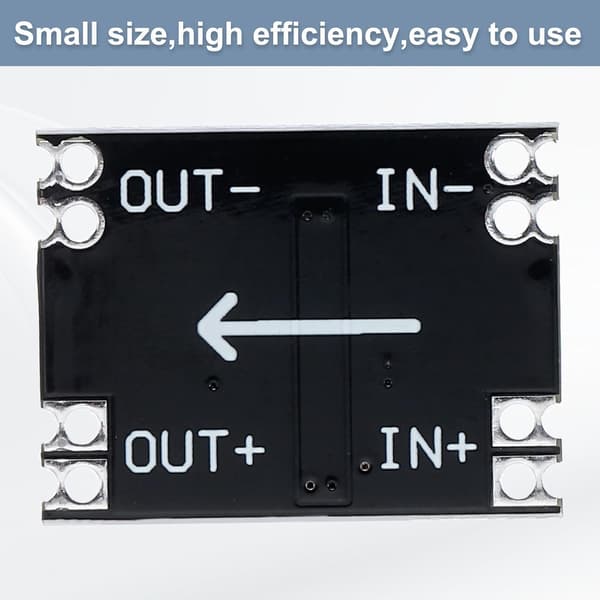 DC-DC Buck Converter Spændingsregulator Step Down Strømmodul MP1584 EN 5.3-26V til 5V 3A med 10cm 40P Han- og Hun-ledning til 5 stk.