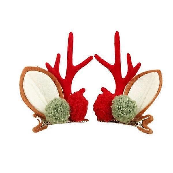 Fire Nye Internet Røde Sene Julehårklemmer Ornament Teddy