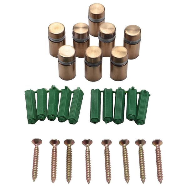 8 Sets Standoff Screws Advertising Nails Standoff Wall Mounting Hardware for Hanging Acrylic Frame (