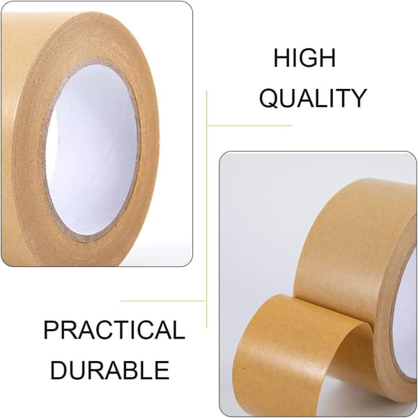 Kraftpapir pakketape for innramming, maskering, dekorasjon og pakking (50M)