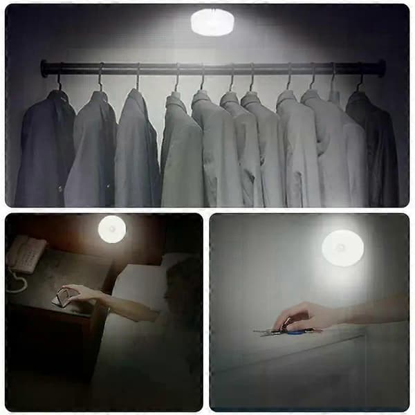 Motion Sensor Wall Lamp Intelligent Cabinet Lighting LED Night Light Energy Saving Home Bedroom USB Rechargeable 1PC 1PC