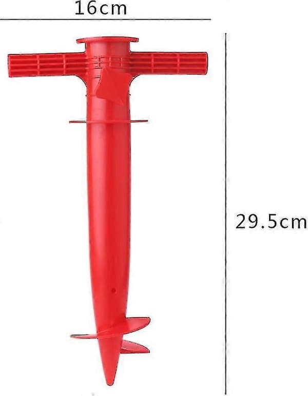 Beach Umbrella Sand Anchor - Universal Umbrella Ground Spike with 3-Layer Screw, One Size Fits All