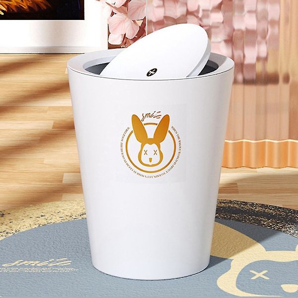 Skaklock Sopbehållare Hushåll Enkel Badrum Stor Vardagsrum (rosa)