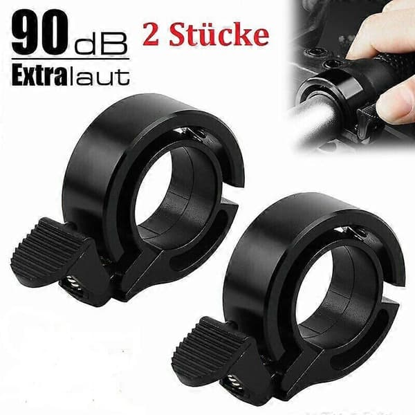 2x 90db Slim Design Cykelklocka Cykel Cykel MTB Klockring