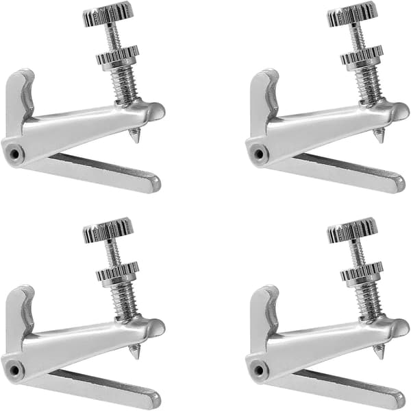 4 stk. violin finstemmere 3/4-4/4 4 stk. sølv sølv Silver