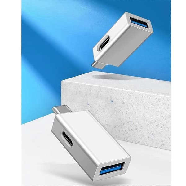 USB C hann til USB 3.0 hunn-omformer OTG-adapter for telefon, bærbar PC, mus
