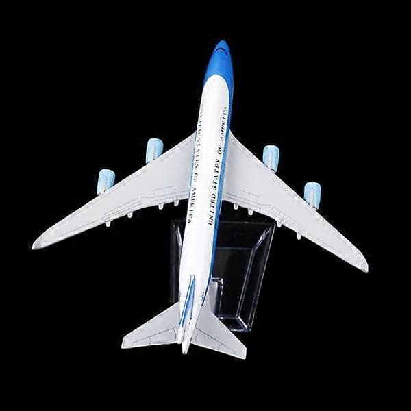 16CM USA Air Force One Flymodel Boeing 747 Støbt Model