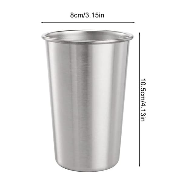 6-pak rustfri stål krus shotglas 350ml rustfrit stål shotglas rustfri stål krus nip glas krus