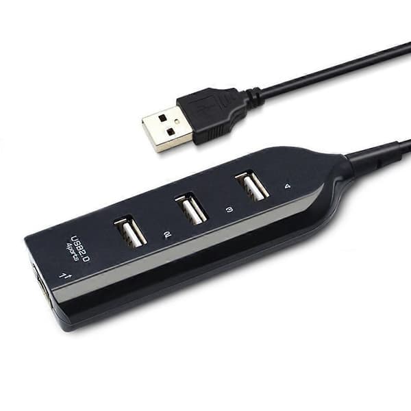 USB Hub 2.0 Multi-USB High-Speed Hub Splitter 4-Port USB Hub Adapter for Laptop Receiver Computer Ac