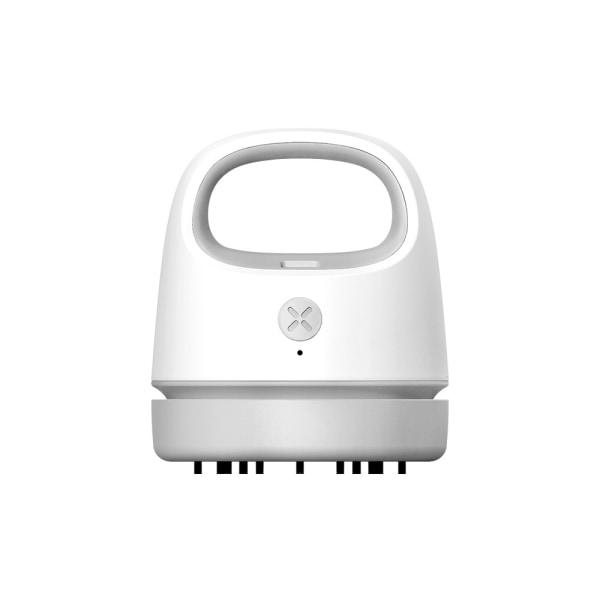 Mini Desk Vacuum USB -lataus pölynimurilla puhdistusharjalla, pieni pöytäpölynimuri näppäimistöön/kotiin/kouluun/toimistoon，D