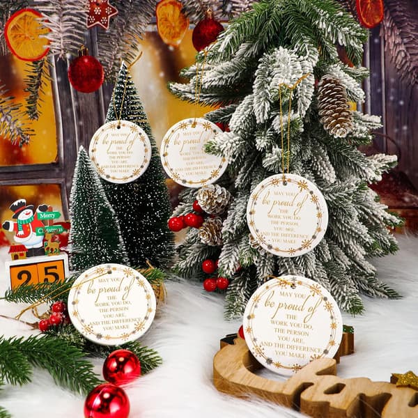 10 stk. jule tak for kvinder ornamenter