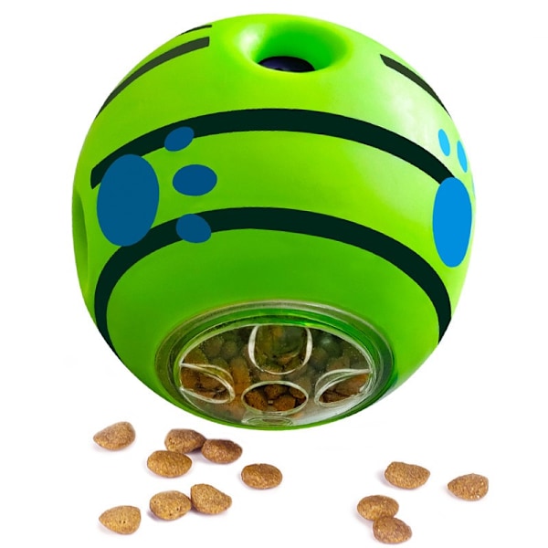 Hundboll, Vobblande Skrattande Hundboll för Valpar Små Hundar, Interaktiv Hundleksak, Vagglande Kvittrande Leksak, Valp Tugga Odestrukterbar Boll för Små Raser