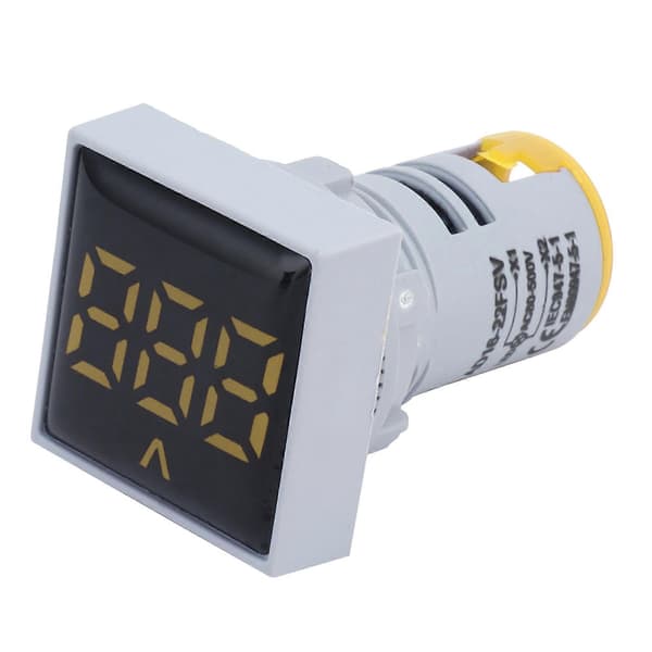AD16-22FSV Digital Spændingssignal Indikatorlampe Panel Voltmeter Indikator 60~500V AC Gul