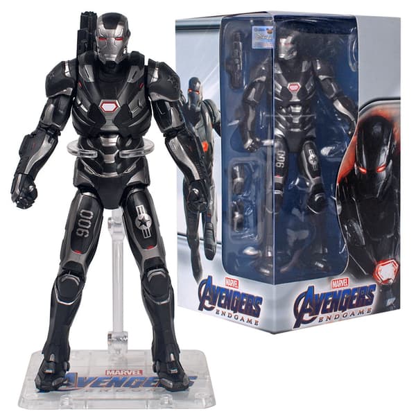 Medium-motion modell ekte stativversjon med utskiftbare hender Marvel-serien nye Avengers 4 actionfigur 1904-04 Brakettversjon av Thor 1904-04 Bracket version of Thor