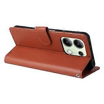 PU-läder Plånboksfodral med Ställ för Xiaomi Redmi Note 13 4G Style A Style A