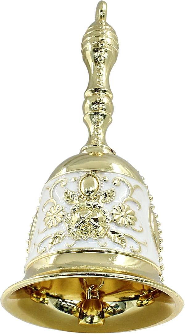Håndklokker Hvit Hvit Golden White
