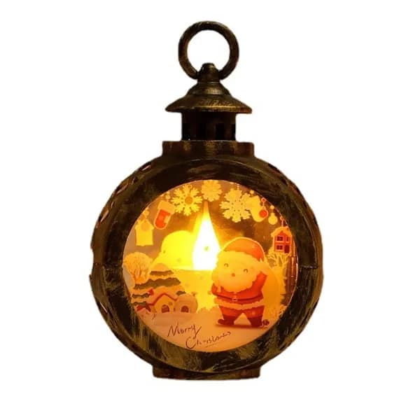 Christmas Decorations LED Small Round Portable Lights
