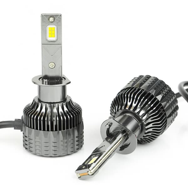 LED-bilforlygte (H1), koldt hvidt lys ved 6.000K