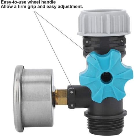 Choyclit - Adjustable Water Pressure Reducing Valve G3/4in - Adjustable Pressure up to 10 bar - Easy Installation with Internal/External Thread