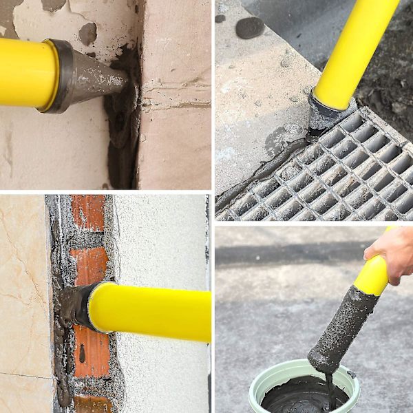 Cementbrukspistol Murbrukspistol För Murbruk - Manuell Murbrukspump Med 4 Munstycken - Murbrukspistol Med Tillbehör