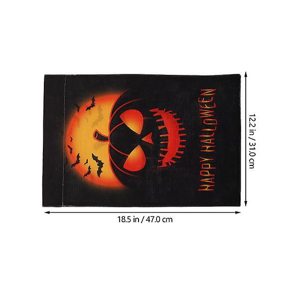 1 kpl Halloween-pihakoristelippu Luova Halloween-puutarhalippu Koriste 47x31cm 47x31cm