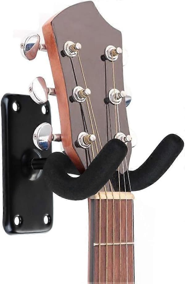 1 för Gitarrställ Gitarr Väggfäste Metall Gitarr Väggfäste Bakplatta för Akustisk Gitarr, Klassisk Gitarr, Elgitarr, Bas, Ukulele [DB]