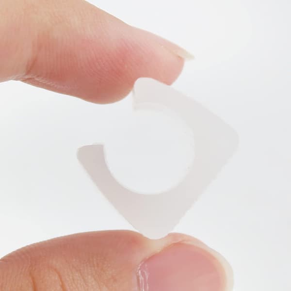 24 STK Stolebenbeskytter 24 STK Hvit hvit 12mm 12 Inner Dia,white