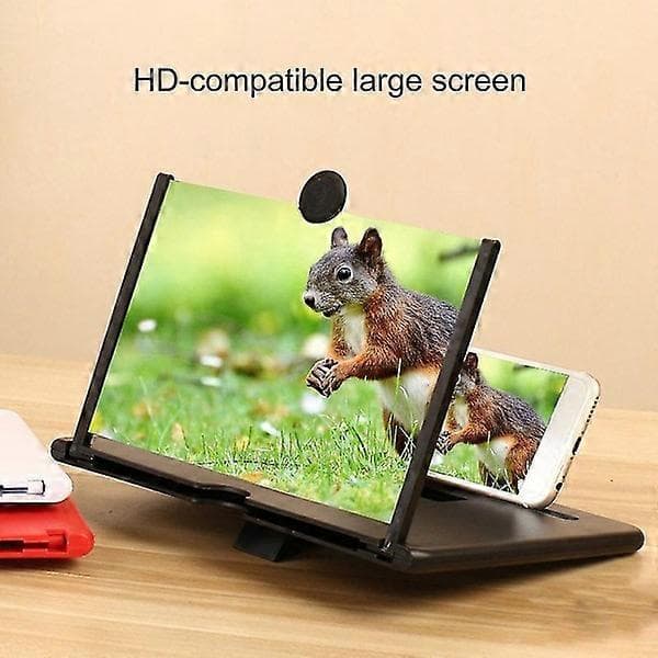 Screen Magnifier High Clear Wide Compatible Acrylic 10 Inch Easy Use Video Amplifier Holder for Watching TV