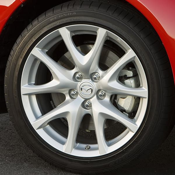 4-pack - Mazda Navkapslar / Hjulnavemblem - B[GKS] 57mm - Silver 57mm - Silver