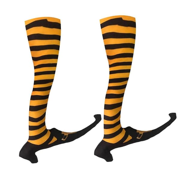 Halloween Wicked Witch Legs Prop - Sisä- ja ulkojuhlien koristelu