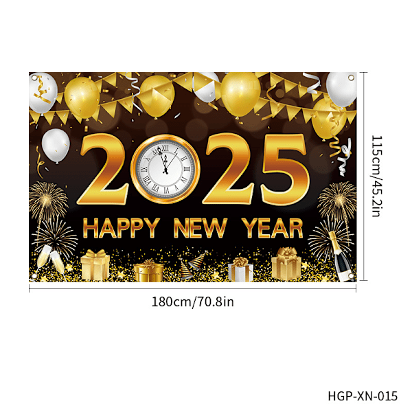 Svart Guld Gott Nytt År 2025 Bakgrund Nyårsafton Svart Guld Fotografi Bakgrund Gott Nytt År