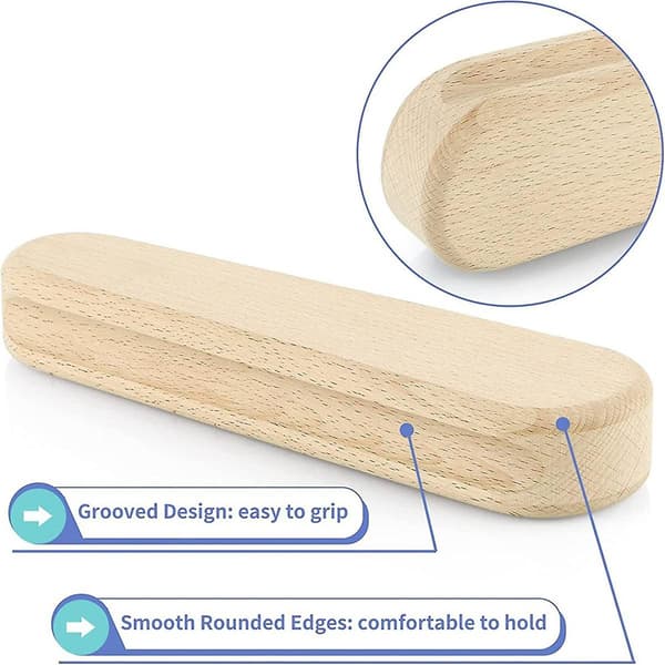 2-pack Beechwood Tailor's Clapper, Professional Sewing Tool for Flattening Fabrics