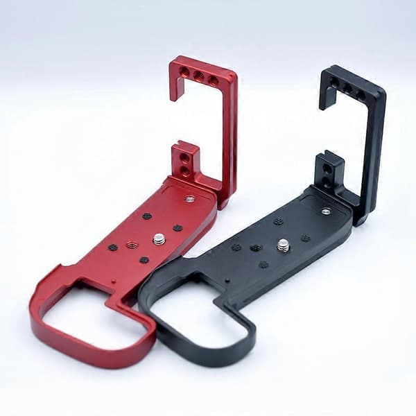 Quick Release L-Plate Bracket Holder Hand Grip for R5 R6 Camera for Tripod Ball Head, Black