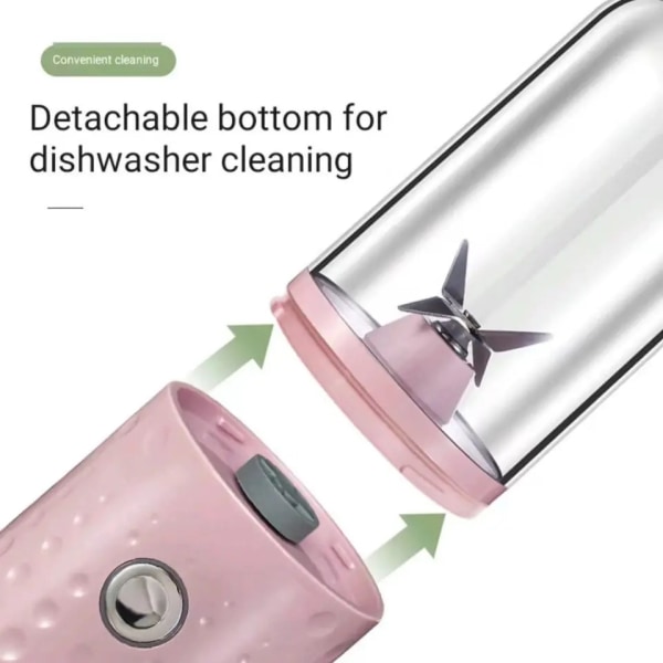 Kannettava Henkilökokoinen Blenderi USB-Lataus Mini Blenderi |  Smoothieille ja Juomille  | Kannettava Sekoitin Urheiluun Ulkoiluun Matkalle