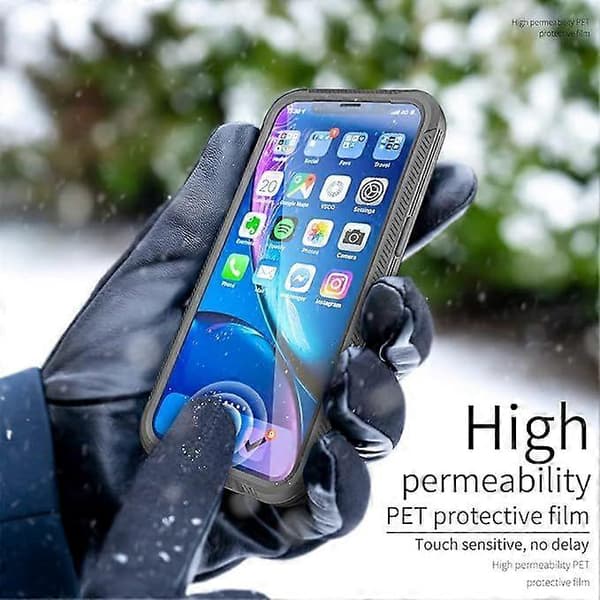 Designed for iPhone 13 Pro Case IP68 Waterproof Phone Case Dustproof Shockproof and Screen Protector Underwater Protective Front and Back