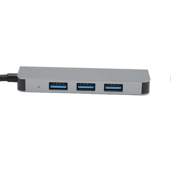 Ekspansionsdocka Multifunktionel Mini Aluminiumlegering 4 I 1 Multi Splitter Dockingstation til Bærbare Computere