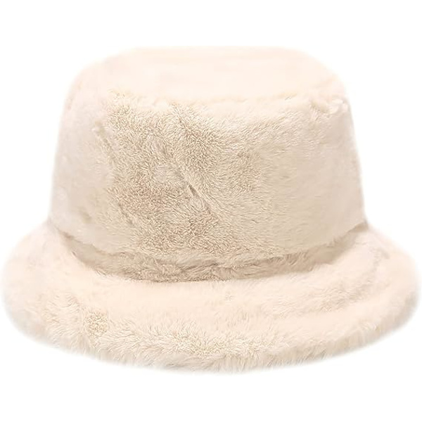 Blød og varm bucket hat til damer, vinter