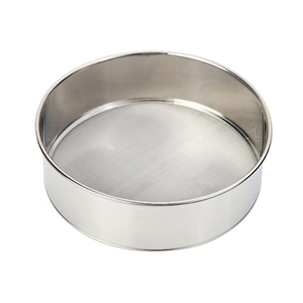 5 stk 13 cm Kjøkken Fint Mesh Mel Sifter Rustfritt Stål Nett Mel Sil Sifter Siling Strainers Kake Baking Pulverisert Sukker Filter (sølv)Sølv5stk Silver 5pcs