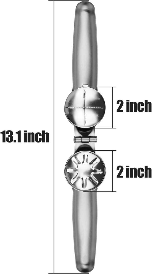 Nutcracker Chestnut Clip, 2-pack 304 Stainless Steel, Nutcracker for Walnuts & Dried Fruit, Kitchen Utensils
