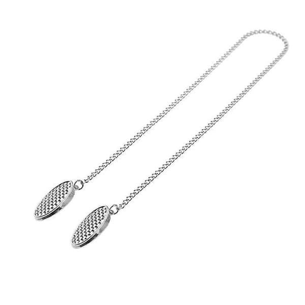 Søt serviettklips i sølvlegering for voksne 3 stk [DB] Sølv 50.00X2.50X1.00CM Silver 50.00X2.50X1.00CM