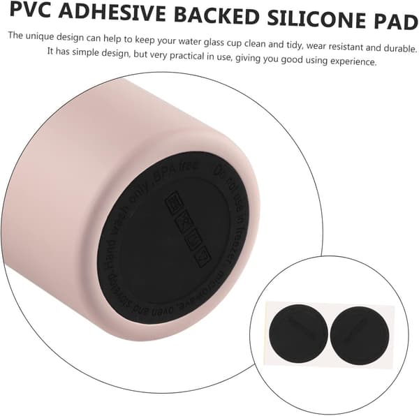 2 set Koppskydd Tumbler Pads Silikonbotten Pad Set