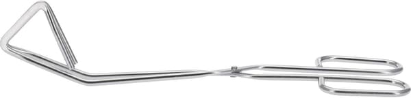 3-delt Grill- og stekesett Tenger Rustfritt stål Lengde 24 cm Sølv