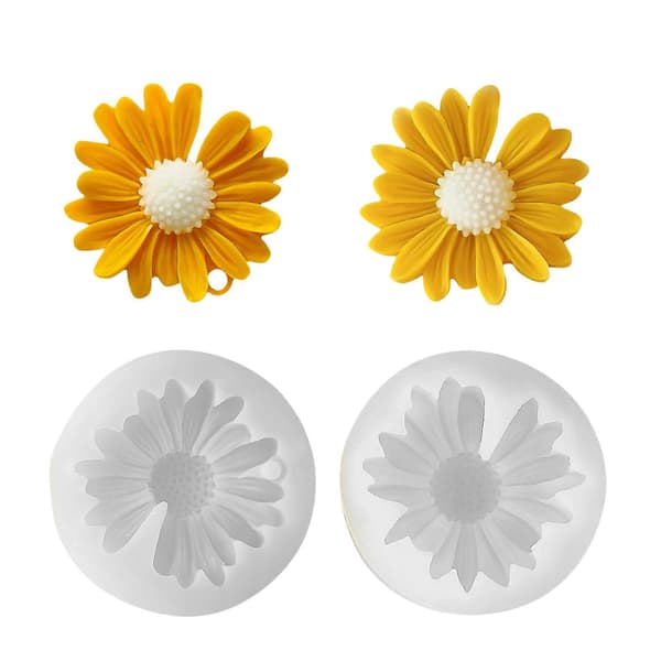 Scented Candle Molds Casting Molds 3D Flower Silicone Mold Ornament Molds Plaster Molds Soap Molds Epoxy Resin Molds 5 5