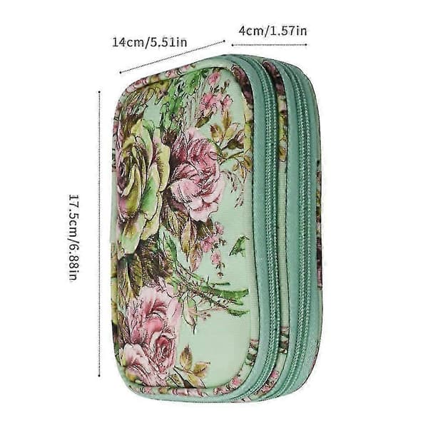 Empty Crochet Hook Bag Knitting Accessories Storage Bag Portable Travel Case PK