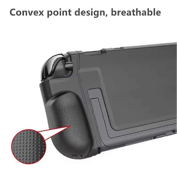 Halkfritt grepp Fullängds skyddsgrepp för Switch2/Switch/OLED