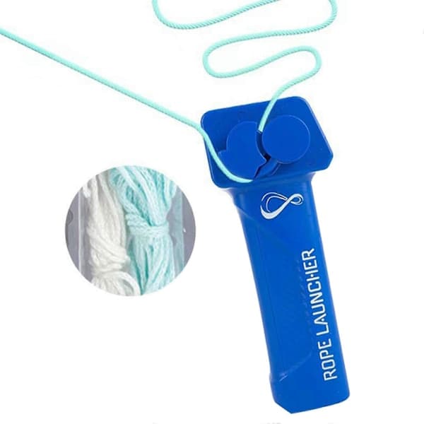 Selvlysende Snor Skytende Leke USB Oppladbar Elektrisk Avvisende Propell for Gutter Jenter Blå A Blue A Blue A