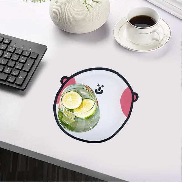 Kopp Krus Matte Pad Akryl Coaster Drikkeunderlag Gave Varmebestandig Kaffe Te Coaster